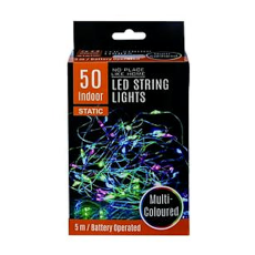 LED Multi Colour Indoor String Lights 5 Metre
